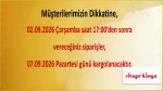 kargo duyurusu
